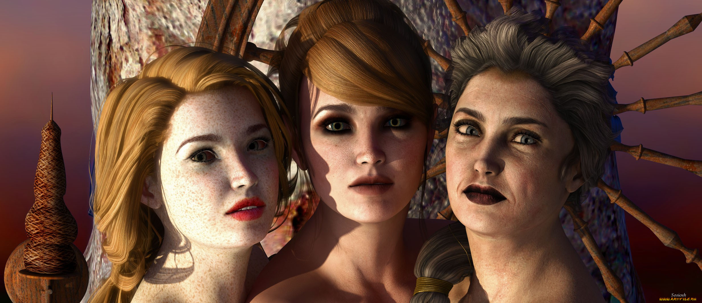 3, , portraits, , 